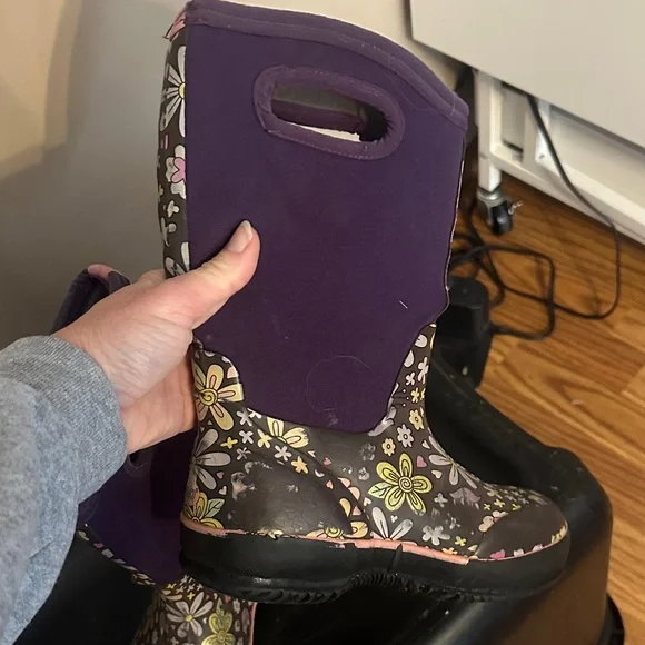 Bogs Dark Purple Boots - Picture 5 of 9